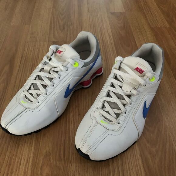 NIKE SHOX CONUNDRUM SI DELIVER White/Pink/Blue - Picture 4 of 8
